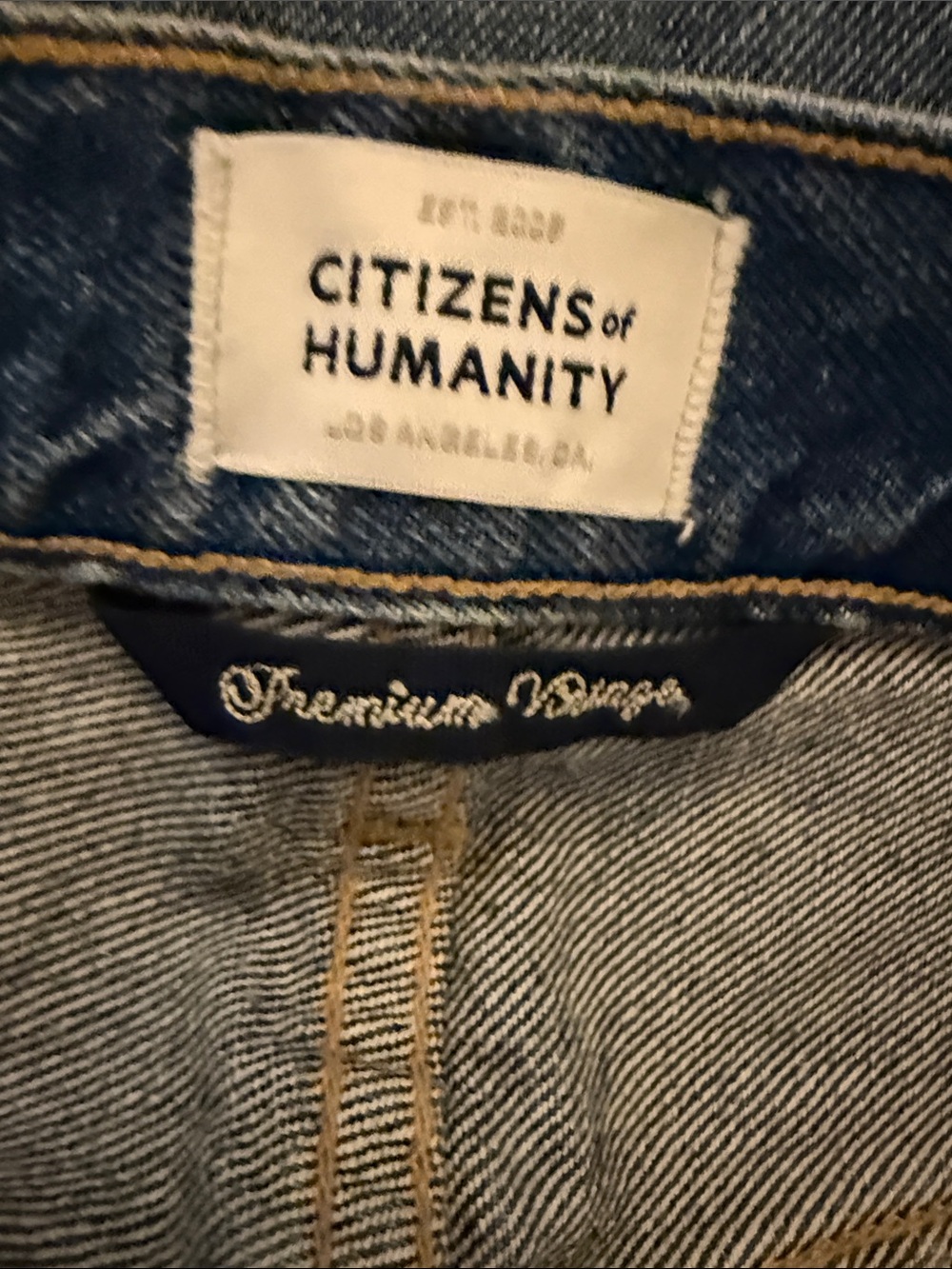 Citizens Of Humanity Distressed Horseshoe Denim Jeans Magnolia Wash 30 - Picture 8 of 9